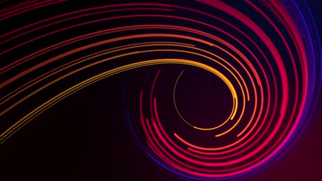luz de vórtice de varios colores
