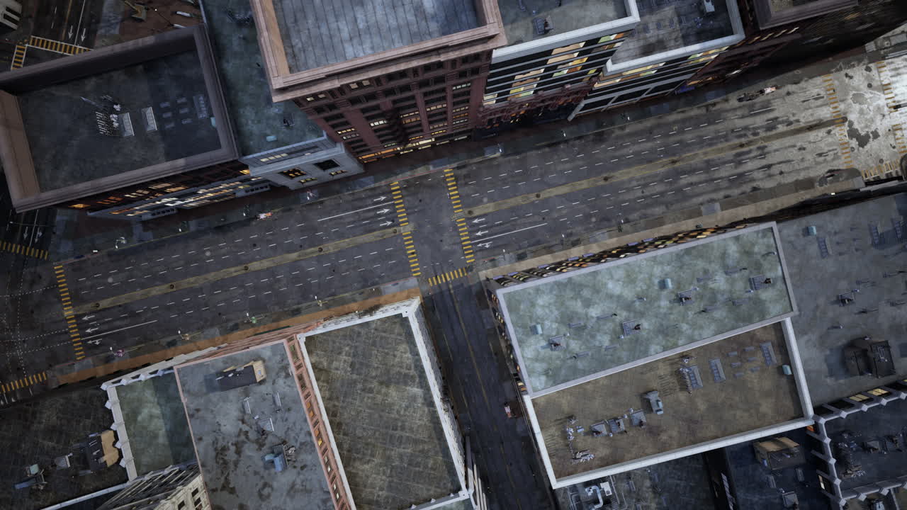 A bird's eye view of downtown
