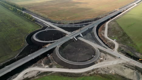 highway interchange under construction