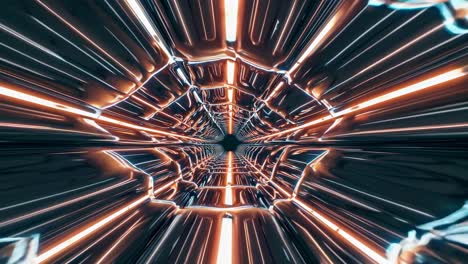 túnel futurista abstracto
