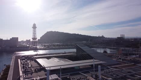 footage filmed in barcelona to montjuic mountain with dji mini 2 in 4k.