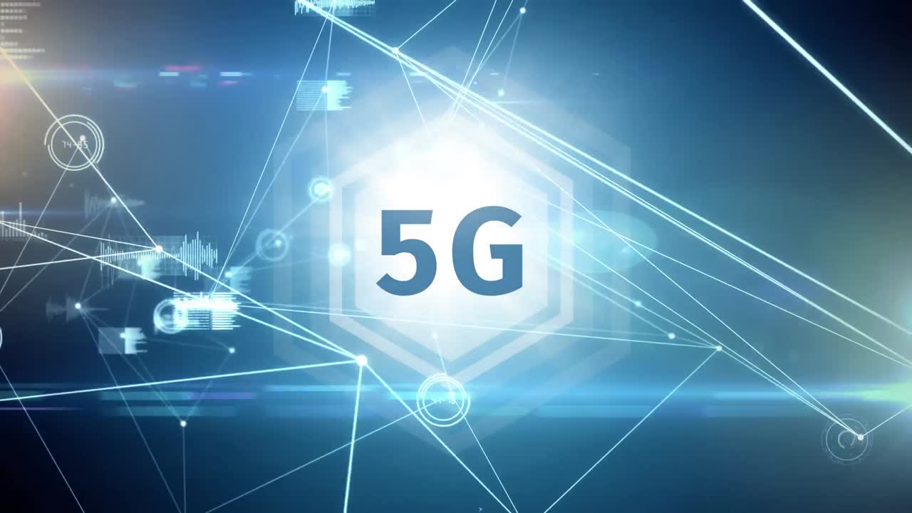 composito digitale della tecnologia 5g