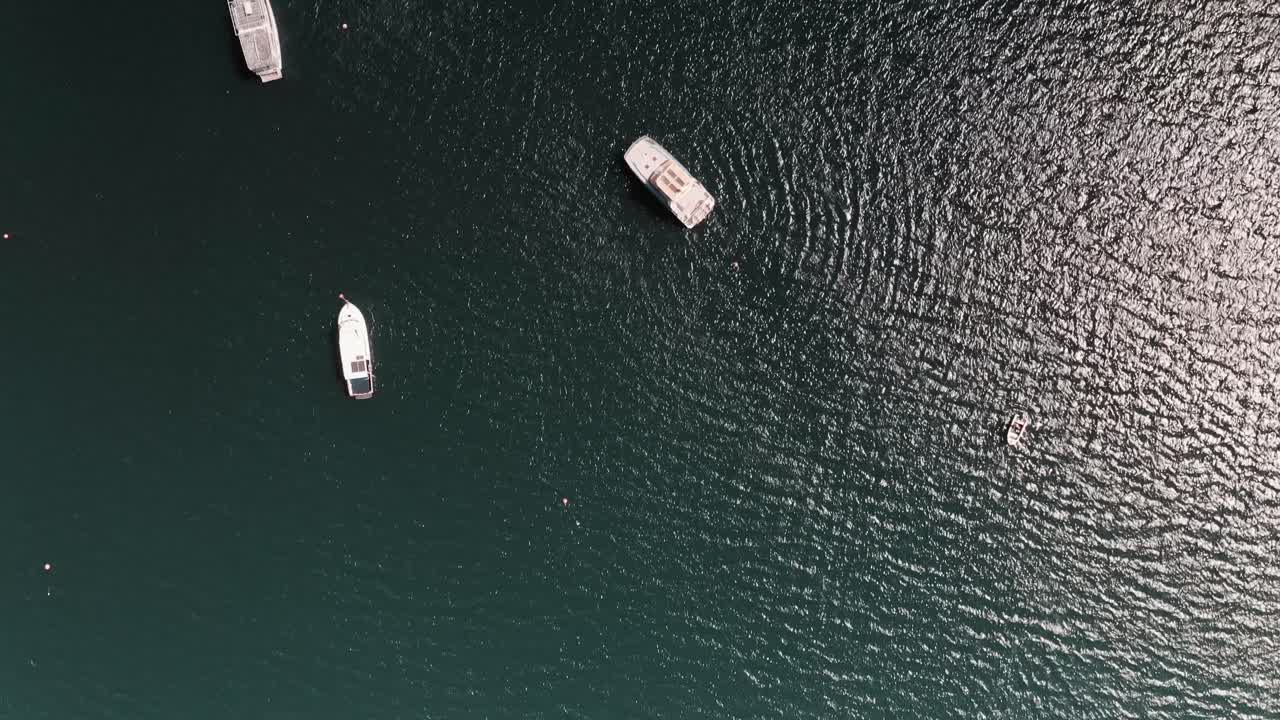 Point Walter, Australia: Drone aereo, vista dall'alto di barche e acqua
