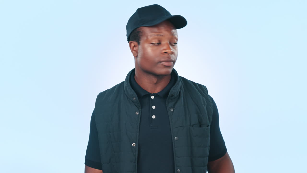 elección, decisión y hombre negro con información