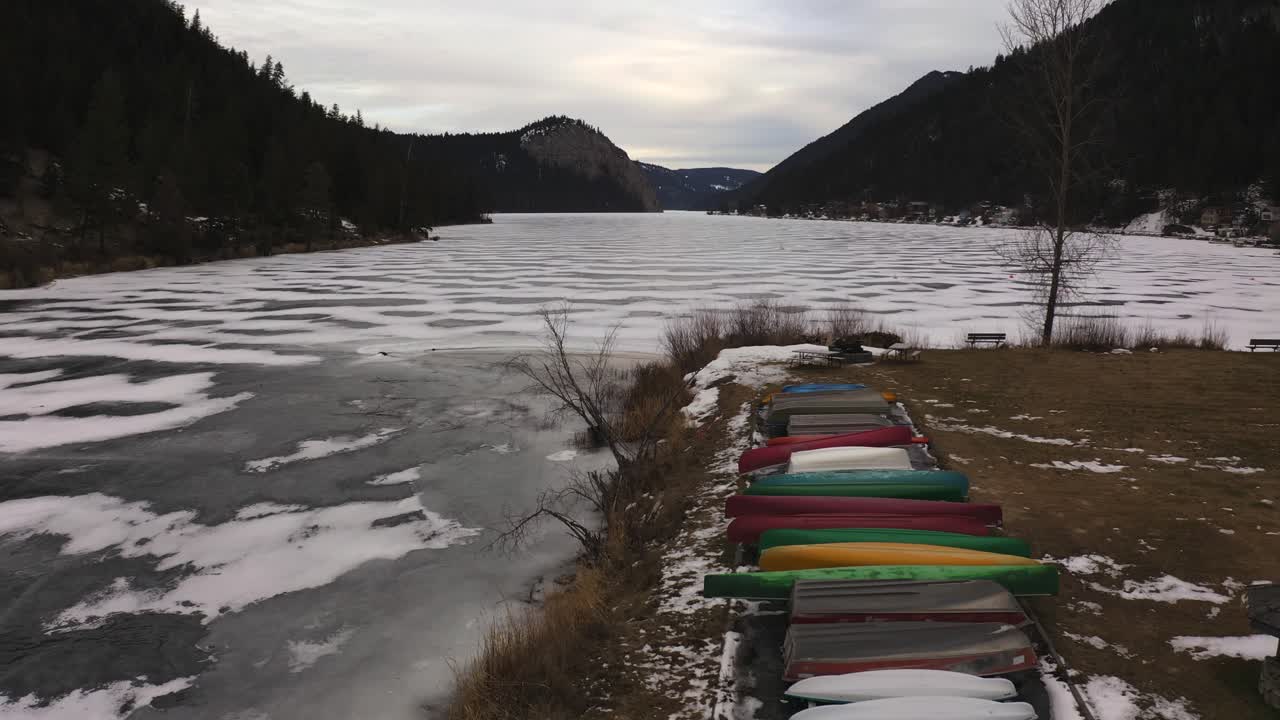 Escape to the Winter Wonderland of Paul Lake: Immerse Yourself in the Mystique of Lush Evergreen Forests and Scintillating Snowscapes in Kamloops, British Columbia