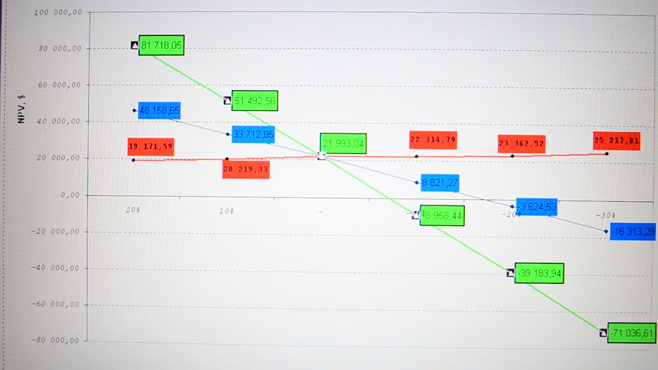 Analytical information. Schedule of efficiency of investments