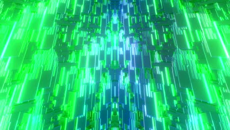 4k Looped Cybernetic Neon Background