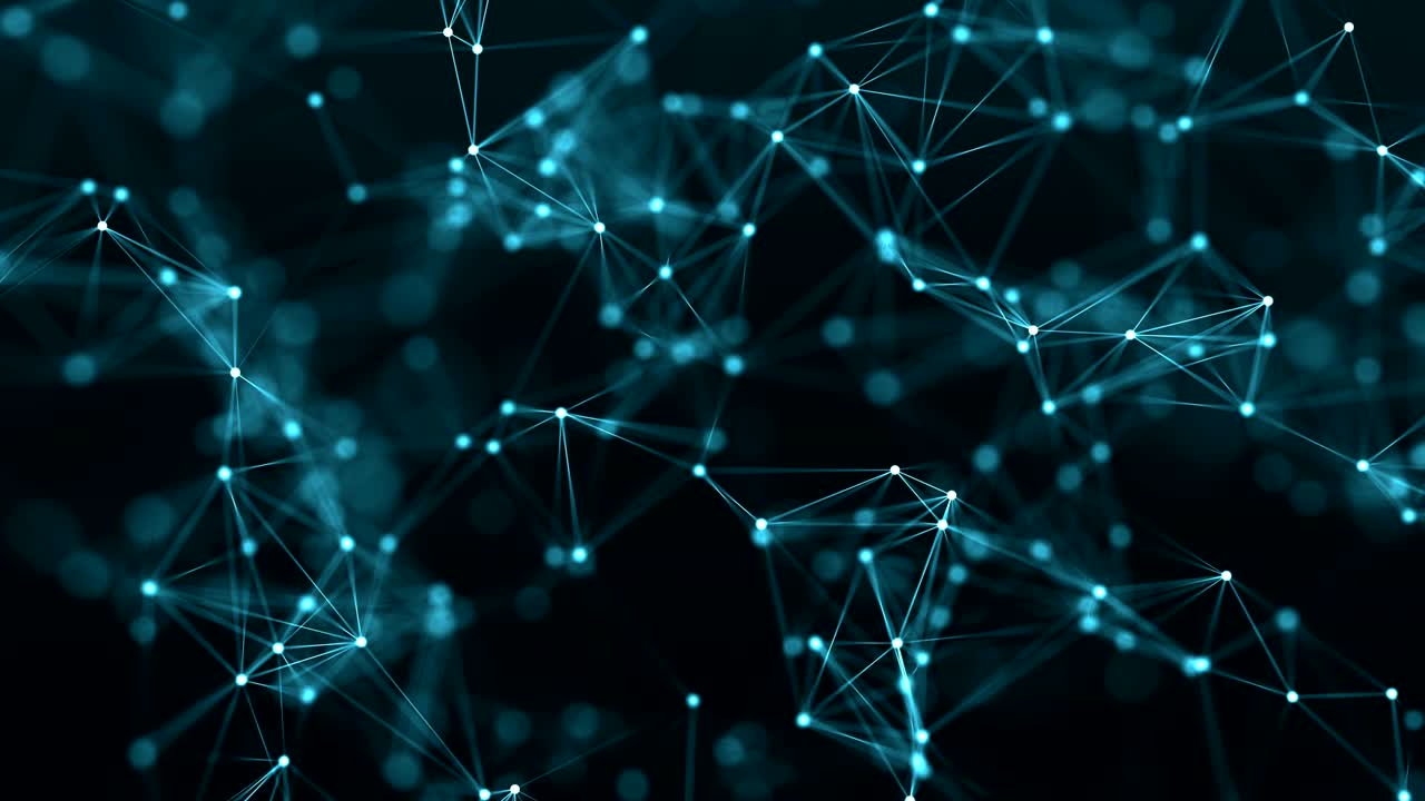 4k bucle abstracto color fondo geométrico con líneas y puntos