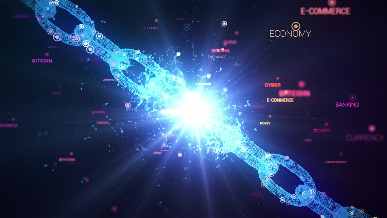 블록체인 화폐 다기능 파괴 개념 루프