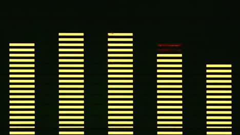 sounwaves on audio monitoring equipment