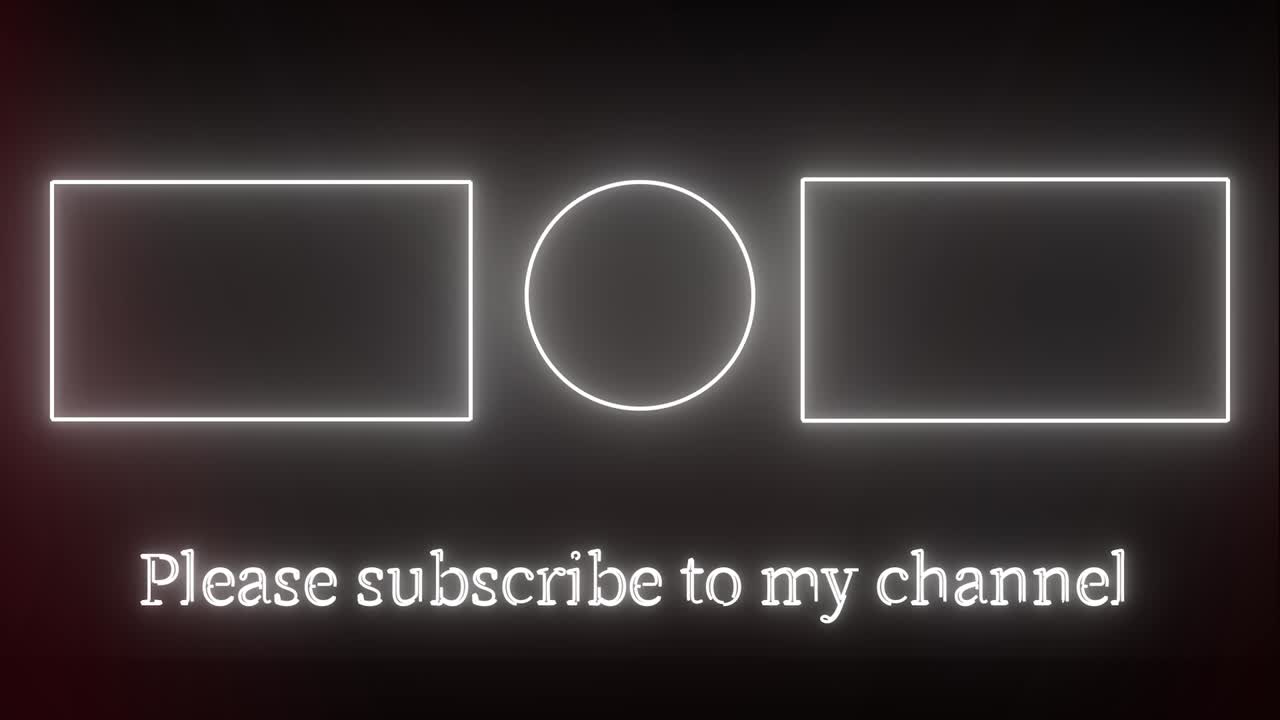 간단한 그라데이션 엔드 카드 엔딩 스크린 모션 그래픽