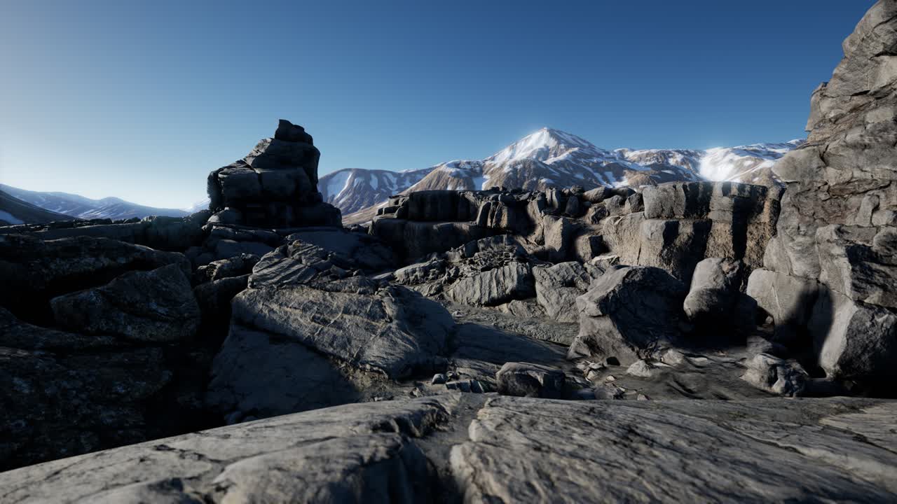 알프스 산맥 의 바위 와 돌
