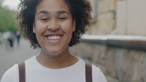 smiling teenager portrait