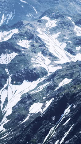 snowy mountain peaks: an aerial view of a stunning winter landscape