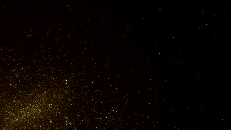 particles gold glitter bokeh award dust abstract background loop