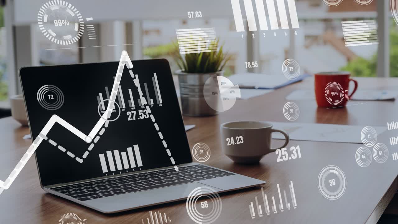 tecnología de análisis visual de datos empresariales mediante software informático creativo