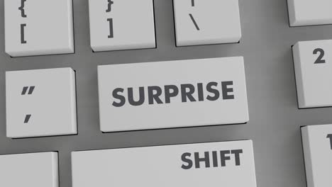 presionar el botón sorpresa en el teclado