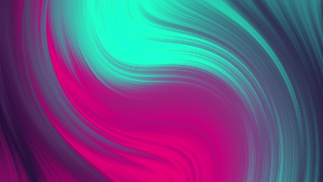 Dynamic Pink and Teal Liquid Gradient Abstract Background