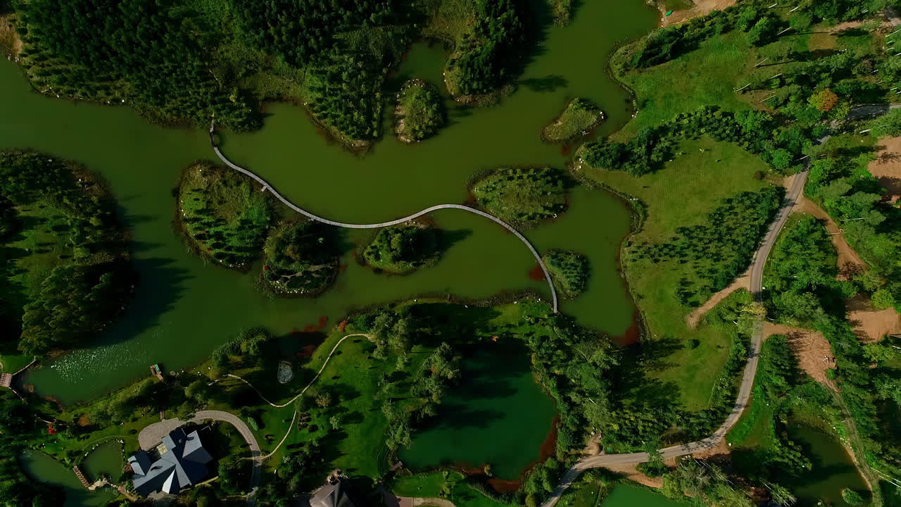 위에서 아래로 드론 보기