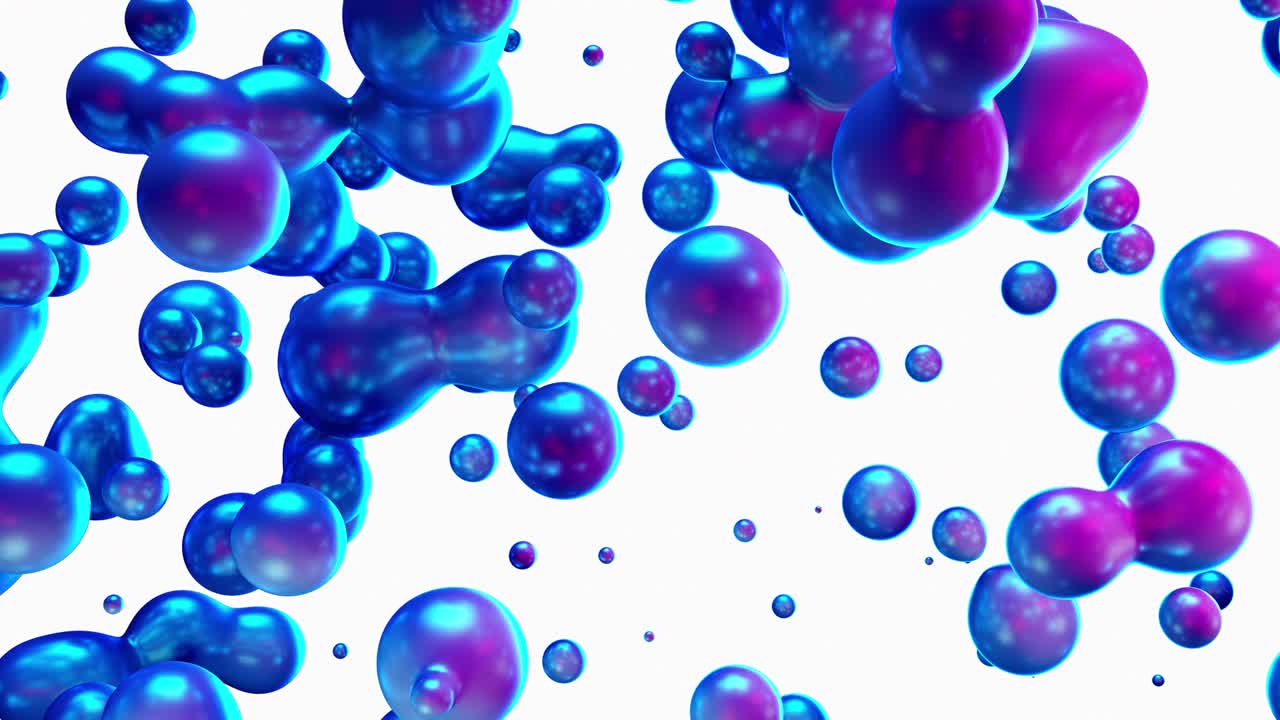 Blue Motion minimal art liquid background