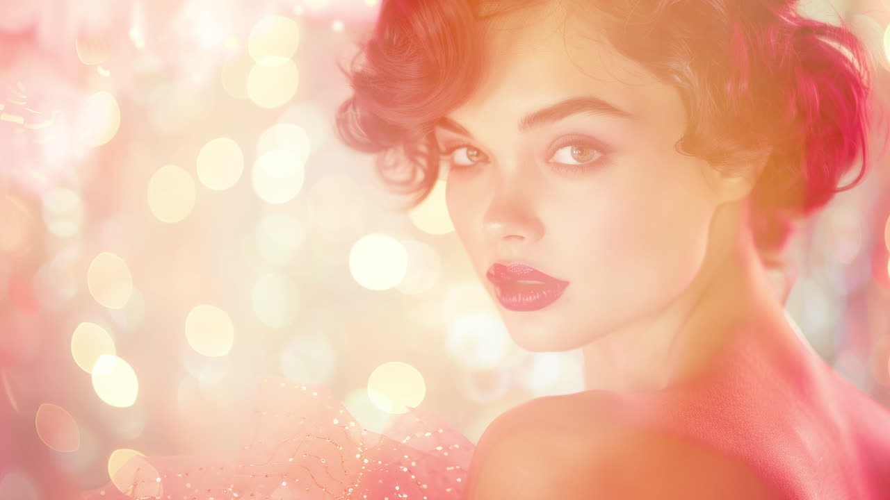 tecnología femenina con auriculares vr en hecho con ai