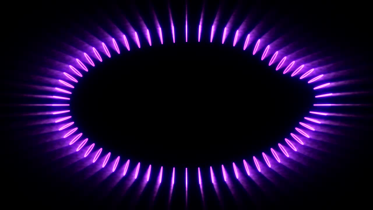 motion graphics con effetti di luminosità