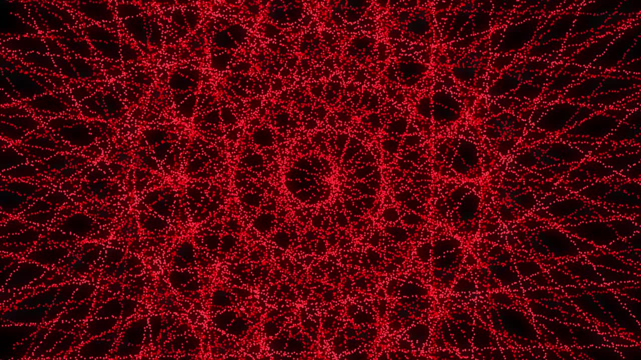 cambio de color del arco iris animación de patrón de forma de punto