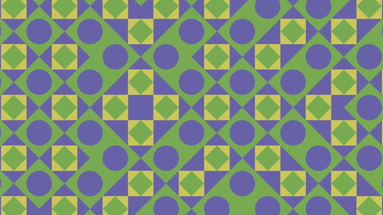 patrón abstracto con formas geométricas multicolores en movimiento. fondo geométrico sin costuras con varios azulejos dinámicos. fondo gráfico de movimiento en un diseño plano con elementos geométricos