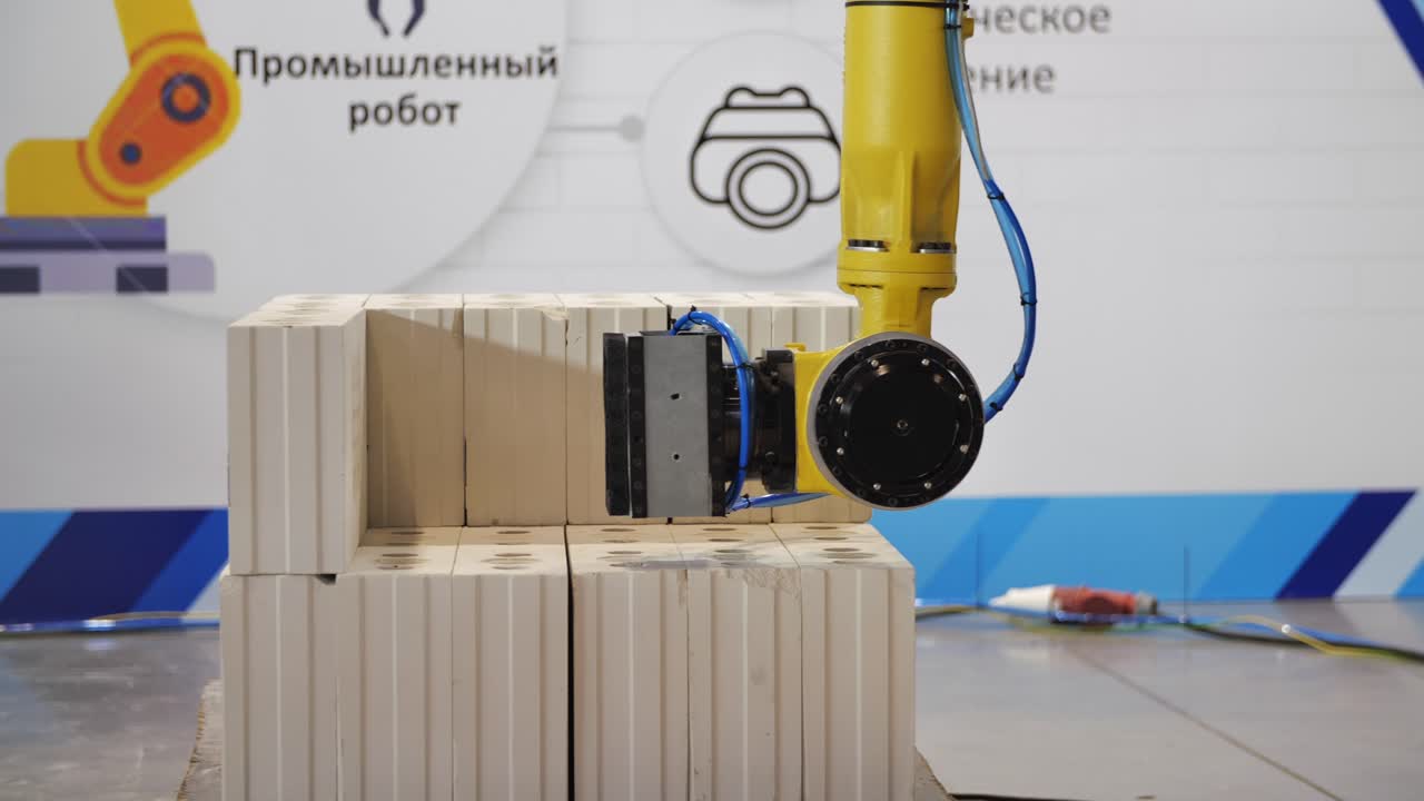 robot industrial para el manejo de ladrillos