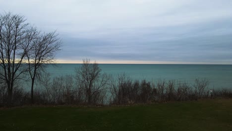 A-parking-lot-on-a-cloudy-overcast-day-in-mid-Michigan