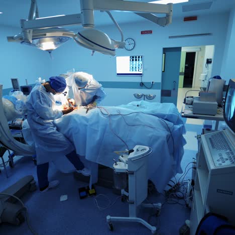hospital with robotic technology equipment
