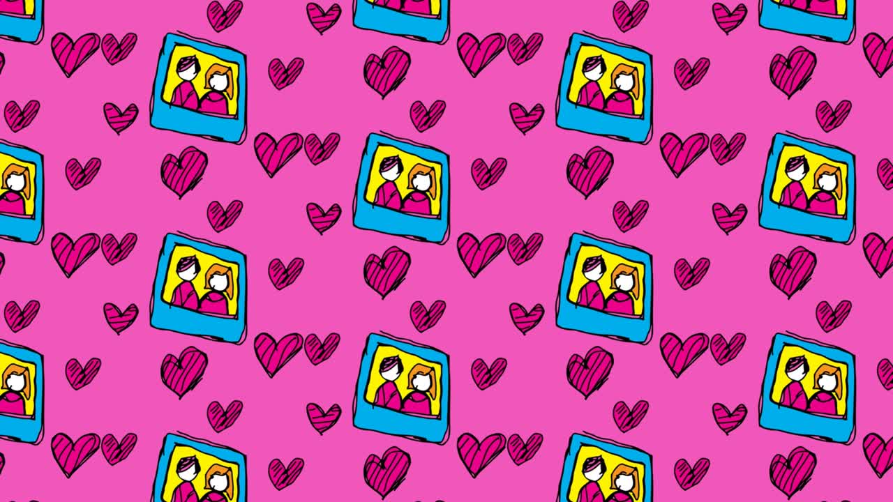 niños dibujando arte pop fondo sin costuras con el tema de la foto memorable