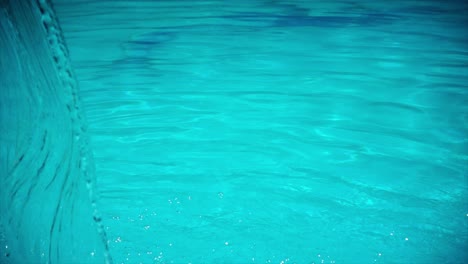 swimming pool water slow motion