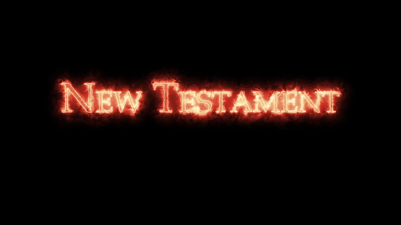 """불로 쓰여진 신약"" 루프"