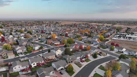 Greeley-colorado-gateway-estates-establishing-shot-of-greeley-in-fall-colors