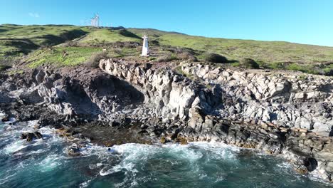 Stunning-Views-Of-McGregor-Point-Lighthouse-In-West-Maui,-Hawaii