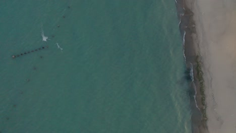 imágenes aéreas de drones de octubre de chicago, illinois