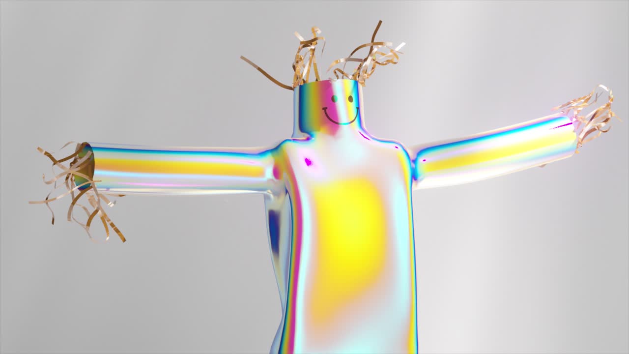 홀로그래픽 무지개 스케이크로우