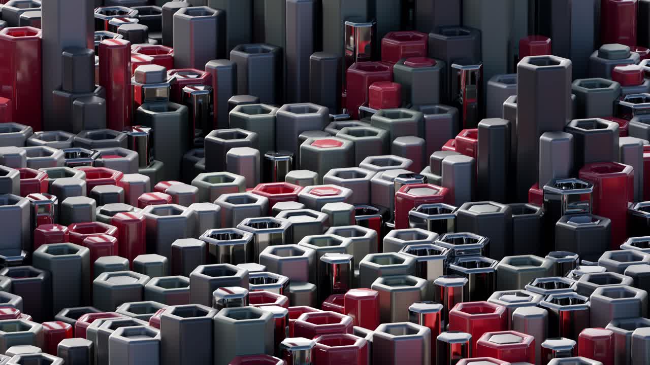 patrón de hexágono 3d abstracto