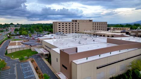 slow-aerial-orbit-of-johnson-city-medical-center-in-johnson-city-tennessee