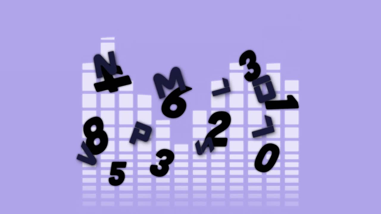 animación del procesamiento de datos financieros