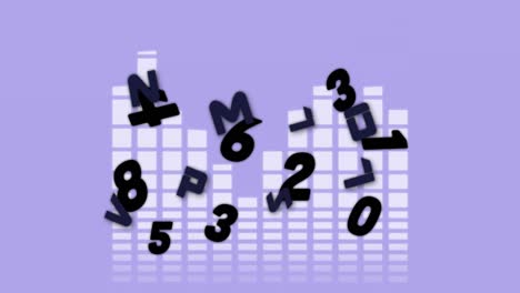 animation of financial data processing