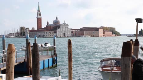 stunning view of san giorgio maggiore island in venice, italy