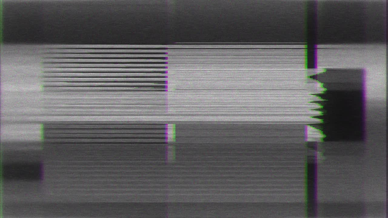 Television Interference Overlay 4k Background 02