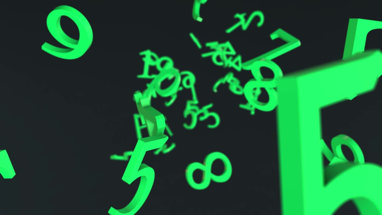 números aleatorios de fondo 4k