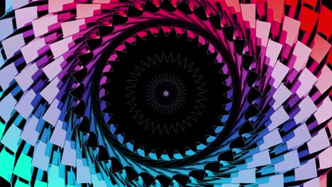 abstract colorful spiral pattern