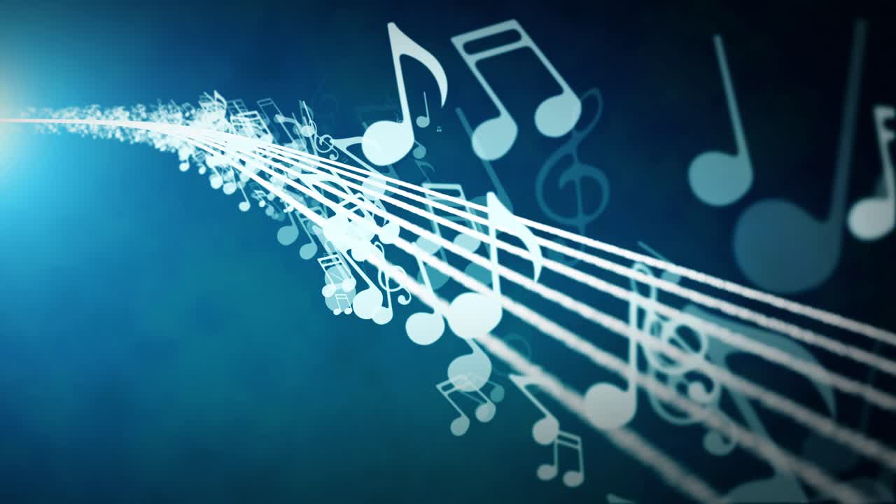 추상 음악 배경