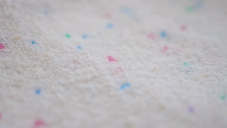close-up of laundry detergent powder
