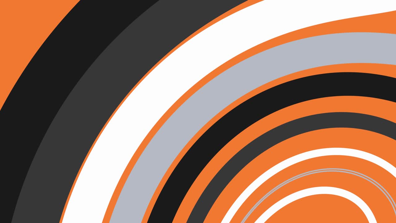 girar círculos en forma de espiral colorido fondo de animación. rotación vídeo gráfico de movimiento para uso de fondo