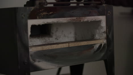 slow-motion lighting of blacksmith forge